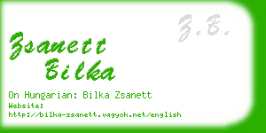 zsanett bilka business card